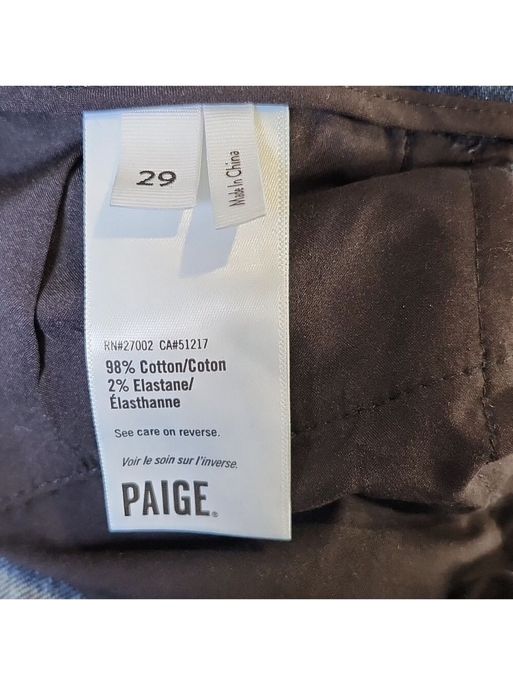 PAIGE Sasha Deep Indigo Wide Leg Jeans Size 29 High Rise Dark Wash - Picture 5 of 10